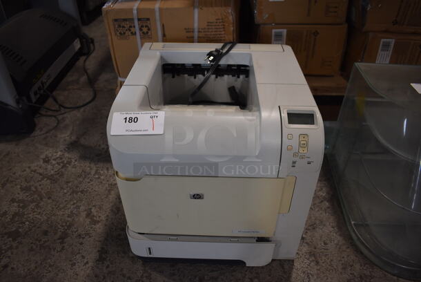 HP LaserJet P4014n Countertop Printer. 16x17x16