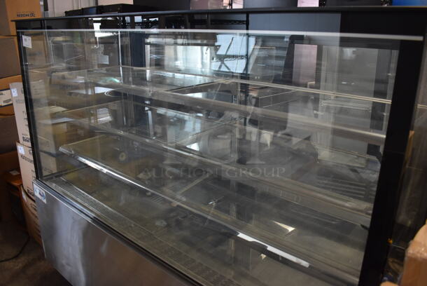 BRAND NEW SCRATCH AND DENT! KoolMore Stainless Steel Commercial Floor Style Display Case Merchandiser. 70x29x61. Cannot Test Due To Cut Power Cord - Image 4 of 5