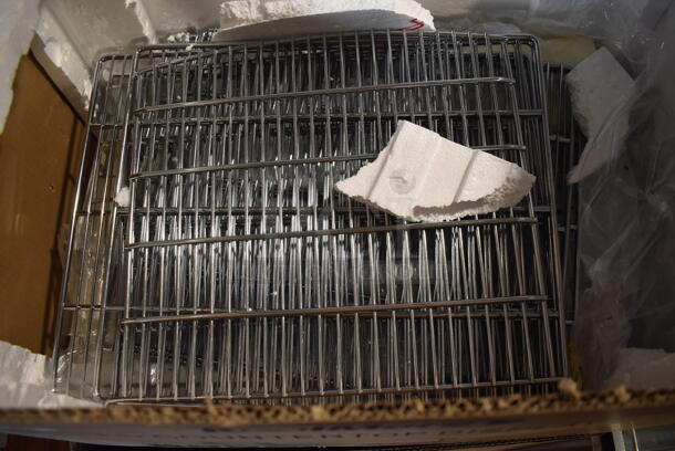 ALL ONE MONEY! Lot of Pieces to KoolMore HDC-1.5C Stainless Steel Commercial Heated Display Case Merchandiser.  - Image 2 of 2