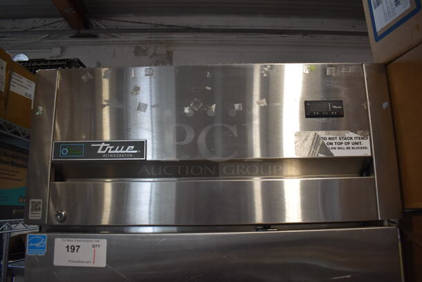 2020 True TG1R-1S-HC ENERGY STAR Stainless Steel Commercial Single Door Reach In Cooler w/ Poly Coated Racks on Commercial Casters. 115 Volts, 1 Phase. 29x35x83. Tested and Working! - Image 4 of 6