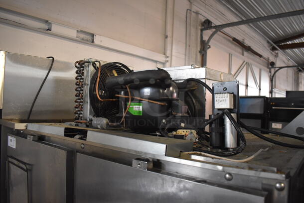 2014 Delfield 6151XL-S Stainless Steel Commercial 2 Door Reach In Cooler w/ Metal Racks on Commercial Casters. 115 volts, 1 Phase. 51x34x80. Tested and Does Not Power On - Image 2 of 6