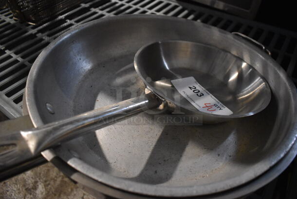 4 Various Metal Skillets. Includes 26x14.5x2. 4 Times Your Bid! - Image 3 of 3