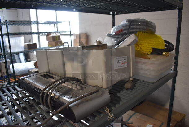 ALL ONE MONEY! Tier Lot of Various Items Including Bug Zapper and Poly Bins - Image 1 of 4