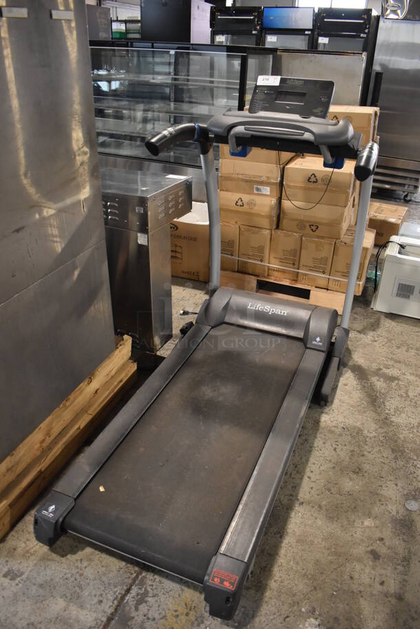 LifeSpan Metal Commercial Floor Style Treadmill. 34x70x55. Tested and Working! - Image 2 of 6