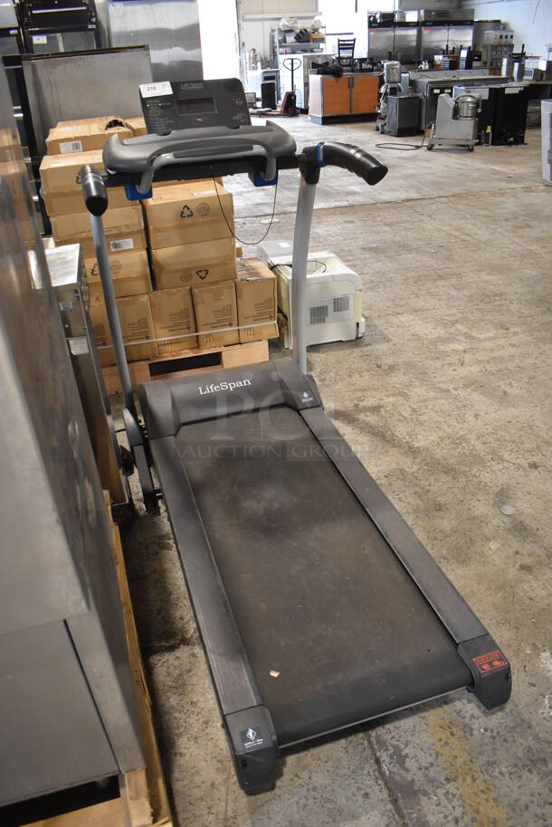 LifeSpan Metal Commercial Floor Style Treadmill. 34x70x55. Tested and Working! - Image 3 of 6