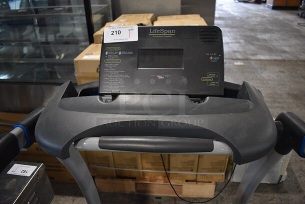 LifeSpan Metal Commercial Floor Style Treadmill. 34x70x55. Tested and Working! - Image 6 of 6