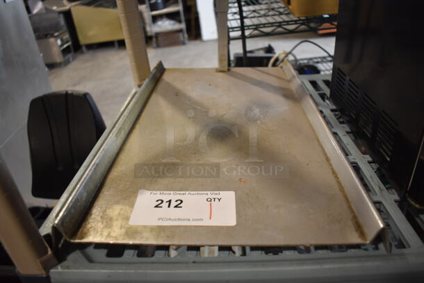 Metal Countertop 2 Head Warming Lamp. 12x21x24. Tested and Does Not Power On - Image 4 of 4