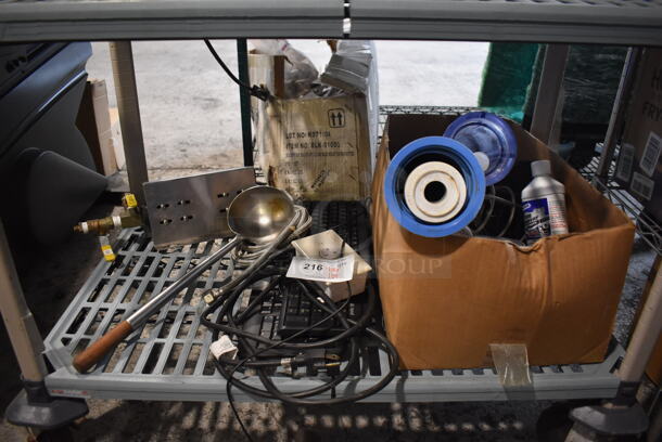 ALL ONE MONEY! Tier Lot of Various Items Including Water Filter Pieces and Keyboards - Image 2 of 4