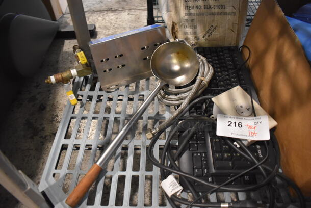 ALL ONE MONEY! Tier Lot of Various Items Including Water Filter Pieces and Keyboards - Image 3 of 4