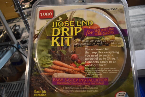 ALL ONE MONEY! 2 Tier Lot of Various Items Including Hose End Drip Kits, Toilet Paper Dispensers and Light Fixtures - Image 3 of 6