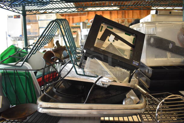 ALL ONE MONEY! Tier Lot of Various Items Including Cash Drawer Inserts, Soap Dispenser, Poly Bins and Lids - Image 2 of 7