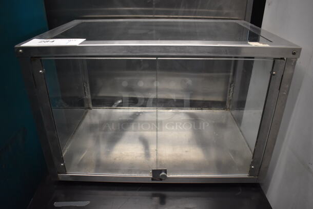 Metal Countertop Dry Display Case Merchandiser. 19x13x12
