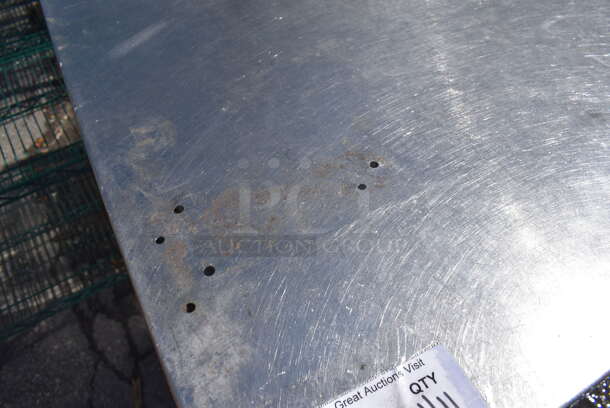 Stainless Steel Table w/ Metal Under Shelf. 96x30x37 - Image 3 of 5