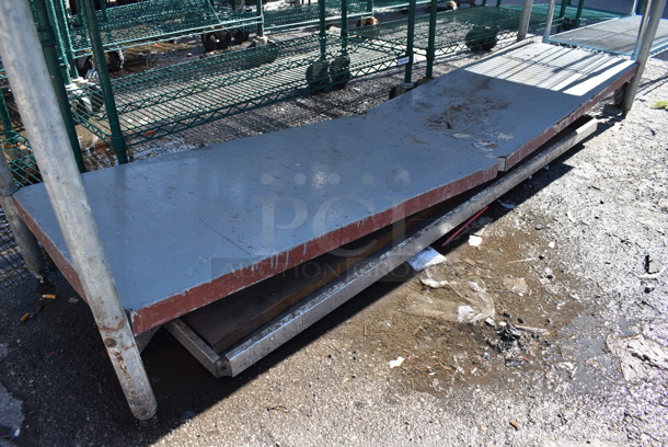 Stainless Steel Table w/ Metal Under Shelf. 96x30x37 - Image 5 of 5