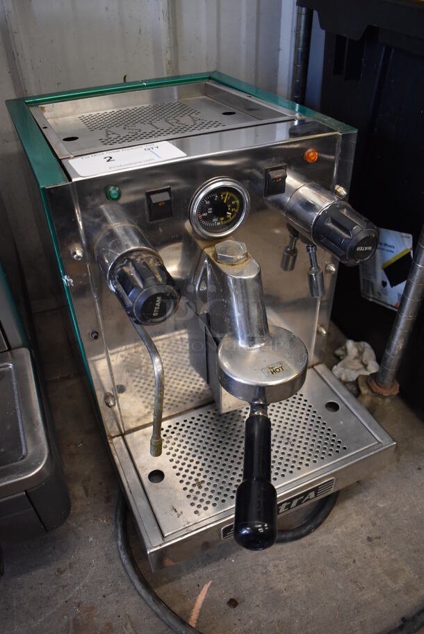 Astra Stainless Steel Commercial Countertop Single Group Espresso Machine w/ Portafilter and Steam Wand. 125 Volts, 1 Phase. 13.5x22x16 - Image 3 of 7