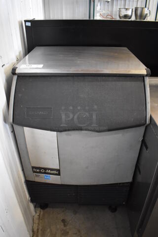 Ice O Matic Stainless Steel Commercial Self Contained Undercounter Ice Machine. 24x25x42