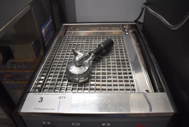 Nuova Simonelli MAC Stainless Steel Commercial Countertop Single Group Espresso Machine w/ 2 Portafilter and Steam Wand. 110-120 Volts, 1 Phase. 14.5x21.5x21.5 - Image 6 of 8