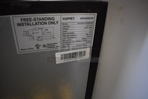 Kuppet BCD-90-E Metal Mini Cooler. 115 Volts, 1 Phase. 19x20x33. Tested and Powers On But Does Not Get Cold - Image 5 of 5