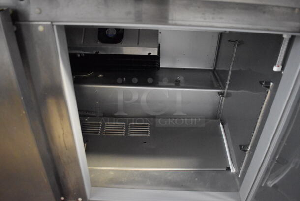 Beverage Air WTR48AHC Stainless Steel Commercial 2 Door Undercounter Cooler on Commercial Casters. 115 Volts, 1 Phase. 48x29x32. Tested and Powers On But Does Not Get Cold - Image 3 of 5