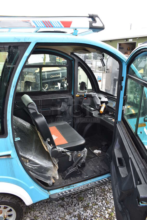 Chang Li Metal Electric Powered Mobility Vehicle. 46x91x70 - Image 7 of 12