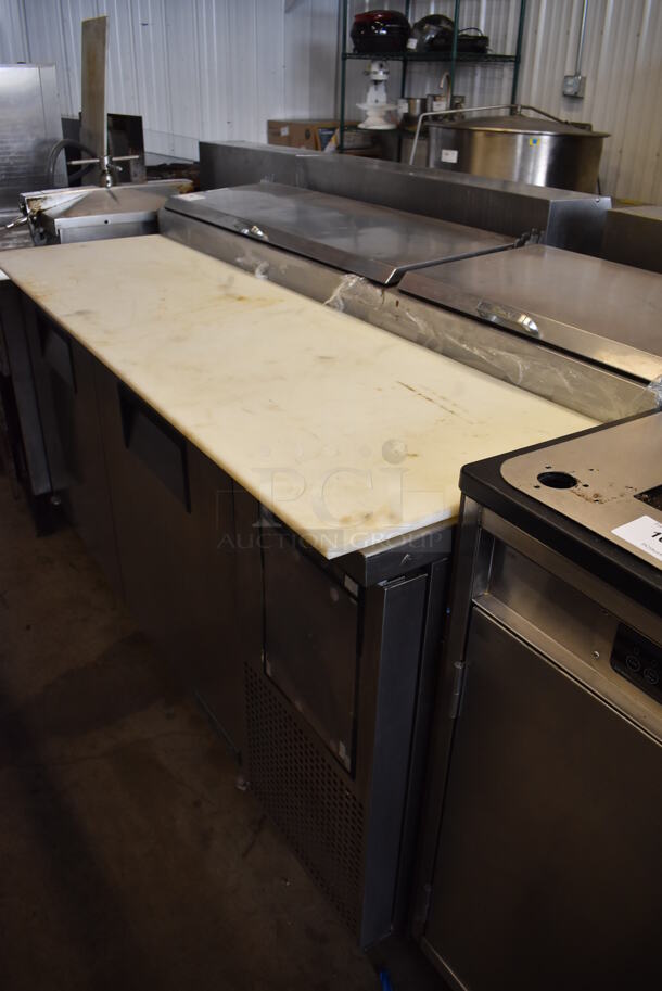 2017 True TPP-67 Stainless Steel Commercial Pizza Prep Table on Commercial Casters. 115 Volts, 1 Phase. 67x34.5x34. Tested and Working! - Image 4 of 9
