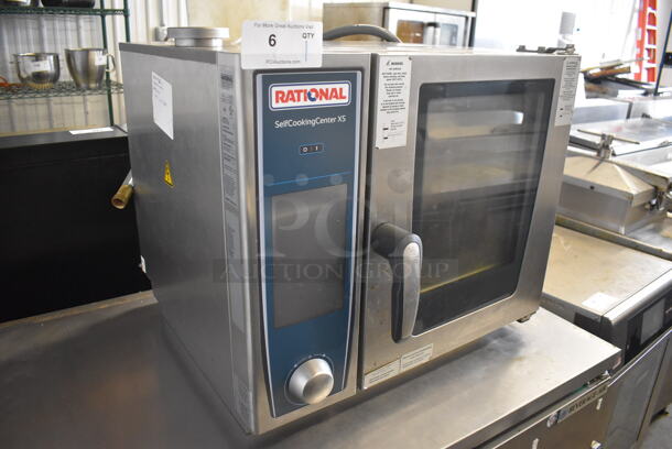 2017 Rational SCC XS 6 2/3 E Stainless Steel Commercial Electric Powered Combi Convection Oven. 208 Volts, 3 Phase. 26x22x22 - Image 3 of 6