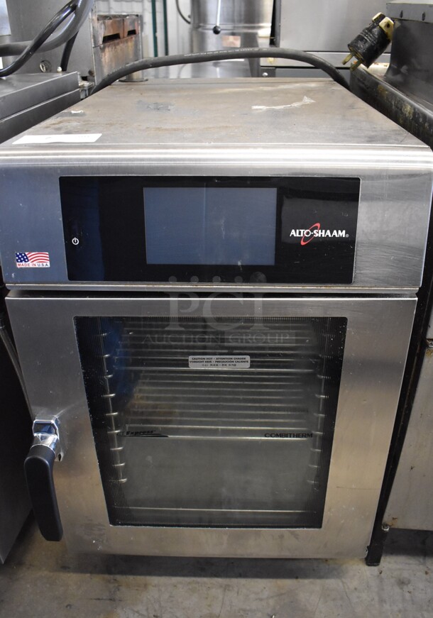 2017 Alto Shaam CTX4-10EC Stainless Steel Commercial Electric Powered Combitherm CT Express Electric Boiler-Free 5 Pan Combi Oven. 208-240 Volts, 3 Phase. 20x31x32.5