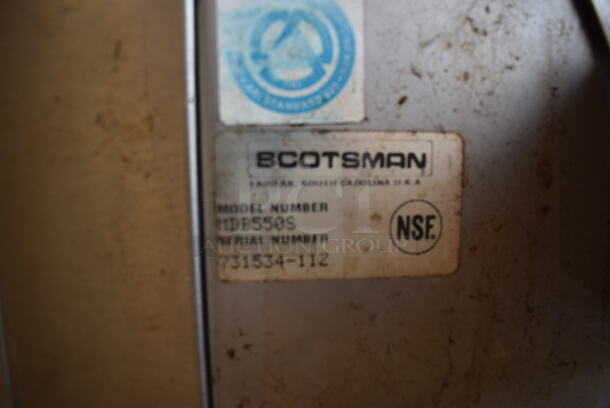 Scotsman CME656WS-3F Stainless Steel Commercial Ice Head on Scotsman MDB550S Commercial Bin on Commercial Casters. 208/230 Volts, 1 Phase. 31x35x81 - Image 7 of 7