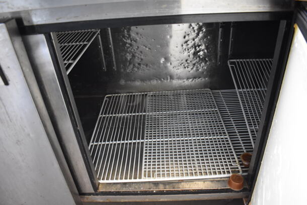 Migali C-PP93 Stainless Steel Commercial Pizza Prep Table on Commercial Casters. 115 Volts, 1 Phase. 93x33.5x41. Tested and Powers On But Does Not Get Cold - Image 8 of 10