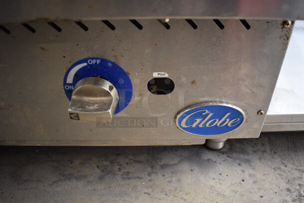 Globe GCB24G Stainless Steel Commercial Countertop Natural Gas Powered Charbroiler Grill. 80,000 BTU. 24x27x13 - Image 4 of 6