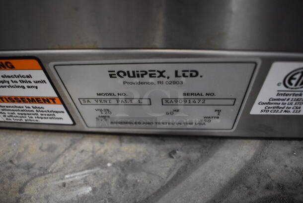 Equipex SA VENT PALI L Stainless Steel Commercial Countertop Vent Exhaust System. 120 Volts, 1 Phase. 27.5x29.5x33. Tested and Working! - Image 5 of 5
