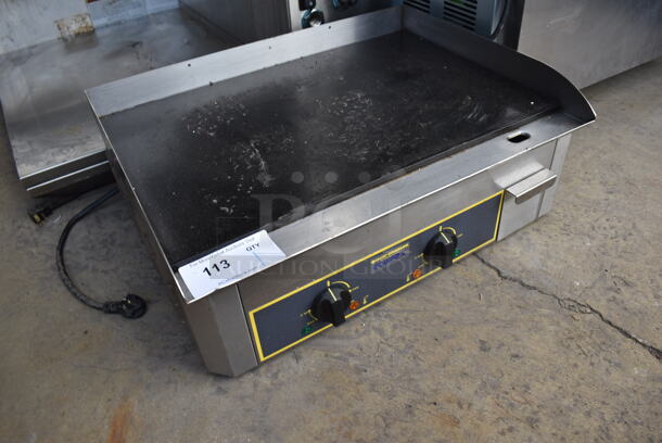Equipex Sodir Stainless Steel Commercial Countertop Electric Powered Flat Top Griddle. 24x17.5x9 - Image 3 of 6
