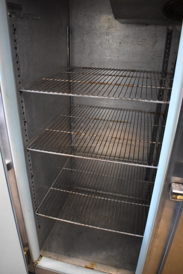 Raetone AR-47-S2 Stainless Steel Commercial 2 Door Reach In Cooler. 115 Volts, 1 Phase. 55x34x80. Cannot Test Due To Cut Power Cord - Image 2 of 5