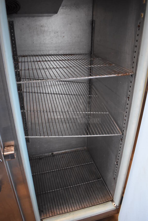 Raetone AR-47-S2 Stainless Steel Commercial 2 Door Reach In Cooler. 115 Volts, 1 Phase. 55x34x80. Cannot Test Due To Cut Power Cord - Image 4 of 5
