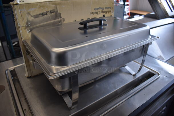 3 IN ORIGINAL BOX! Adcraft Metal Chafing Dishes w/ Drop In and Lid. 14.5x23.5x14. 3 Times Your Bid! - Image 2 of 7