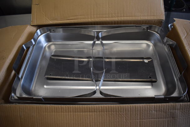 3 IN ORIGINAL BOX! Adcraft Metal Chafing Dishes w/ Drop In and Lid. 14.5x23.5x14. 3 Times Your Bid! - Image 6 of 7