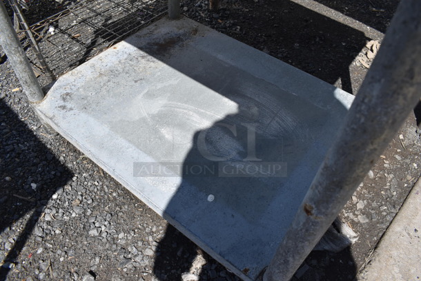 Stainless Steel Commercial Table w/ Back Splash and Metal Under Shelf. 36x31x37 - Image 4 of 4