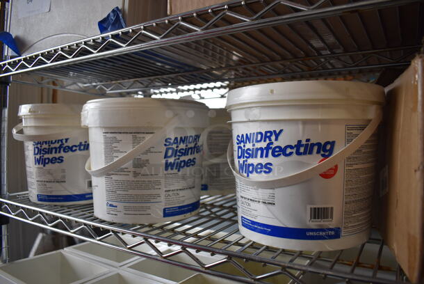 ALL ONE MONEY! Tier Lot of Choice Vacuum Packing Pouches and 6 Buckets of Sanidry Disinfecting Wipes - Image 3 of 4