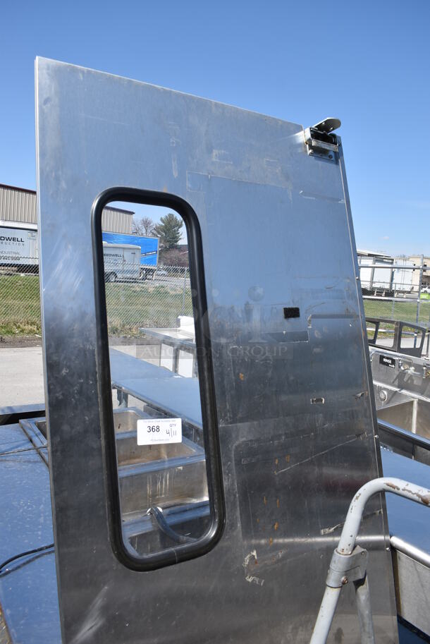 Metal Swinging Kitchen Door. 35.5x6.5x82 - Image 2 of 4