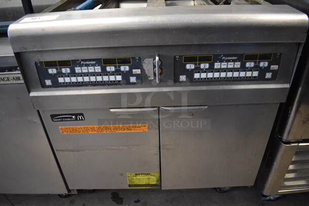 2012 Frymaster BIGLA230-4CSD Stainless Steel Commercial Natural Gas Powered 4 Bay Deep Fat Fryer on Commercial Casters. 31x32x42 - Image 2 of 7