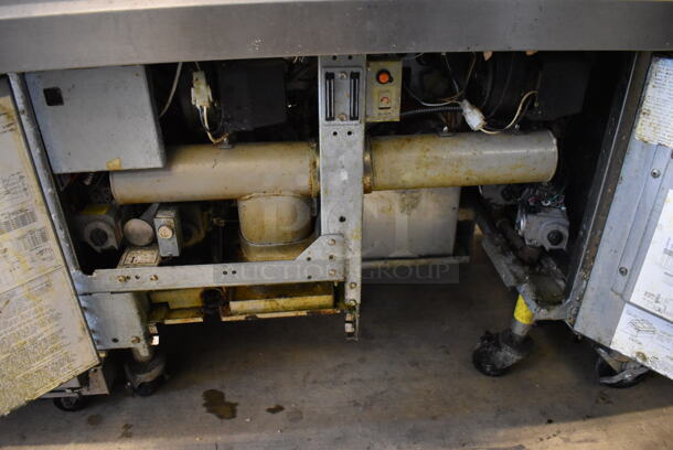 2012 Frymaster BIGLA230-4CSD Stainless Steel Commercial Natural Gas Powered 4 Bay Deep Fat Fryer on Commercial Casters. 31x32x42 - Image 5 of 7