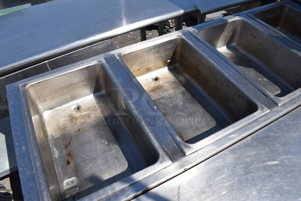 Stainless Steel Commercial Electric Powered 4 Bay Steam Table w/ 2 Fastimer Timers and Metal Under Shelf. 208/240 Volts, 1 Phase. 63x36x34 - Image 2 of 7