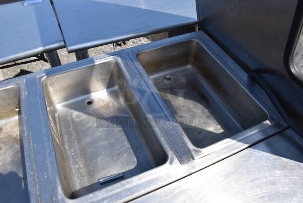 Stainless Steel Commercial Electric Powered 4 Bay Steam Table w/ 2 Fastimer Timers and Metal Under Shelf. 208/240 Volts, 1 Phase. 63x36x34 - Image 3 of 7