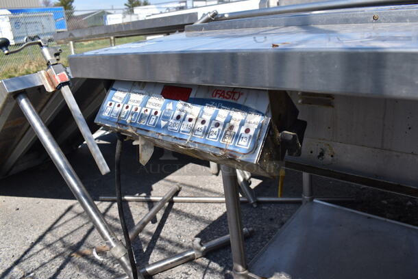 Stainless Steel Commercial Electric Powered 4 Bay Steam Table w/ 2 Fastimer Timers and Metal Under Shelf. 208/240 Volts, 1 Phase. 63x36x34 - Image 7 of 7