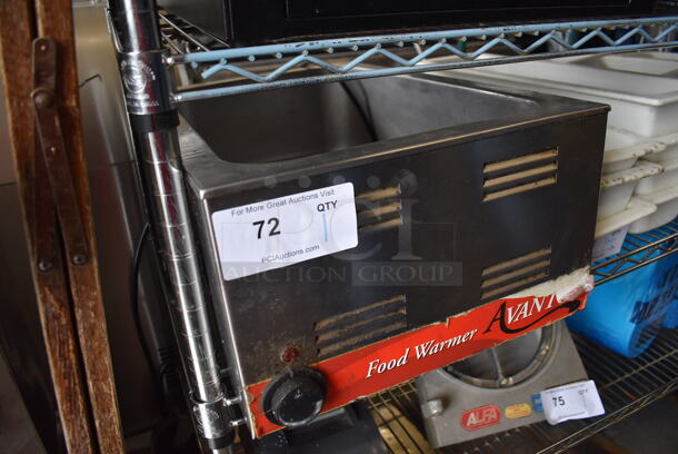 Avantco 7700 Stainless Steel Commercial Countertop Food Warmer. 120 Volts, 1 Phase. 15x23x9. Tested and Working! - Image 3 of 6