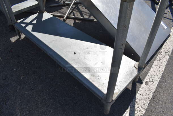 Stainless Steel Table w/ Metal Under Shelf. 60x24x36 - Image 3 of 3