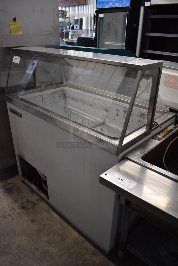 Kelvinator Metal Commercial Ice Cream Dipping Cabinet. 47x28x51. Tested and Does Not Power On
