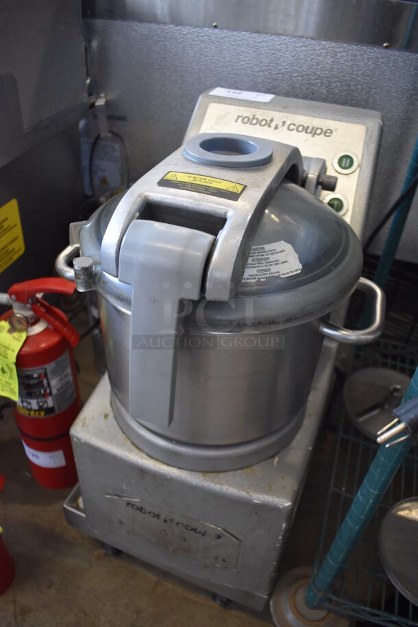 Robot Coupe R10 Metal Commercial Countertop Food Processor w/ Blade on Dolly. 208-230 Volts, 1 Phase. 15x26x32 - Image 3 of 7