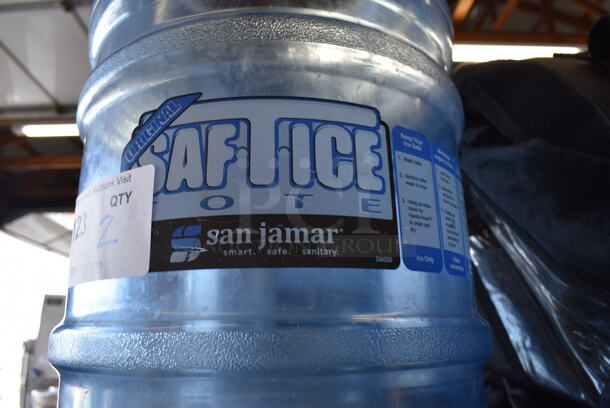 2 San Jamar Blue Poly Ice Buckets. 15x11x17. 2 Times Your Bid! - Image 3 of 3