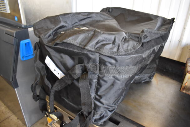 Black Insulated Food Carrying Bag. 17x27x20 - Image 2 of 4